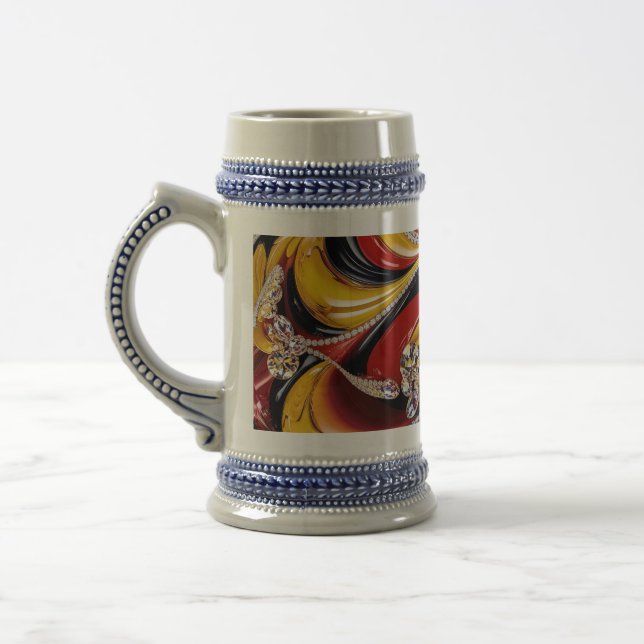 Caneca de cerveja com Design de  belga (Esquerda)