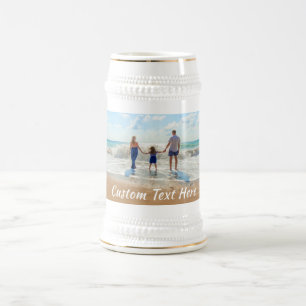 Caneca de Cerveja com Foto Personalizada com Nome