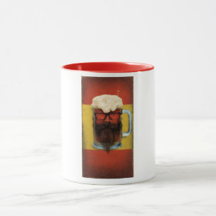 Caneca De Cerveja Com hipster