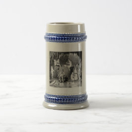 caneca de cerveja com impressão do salão dos aegir