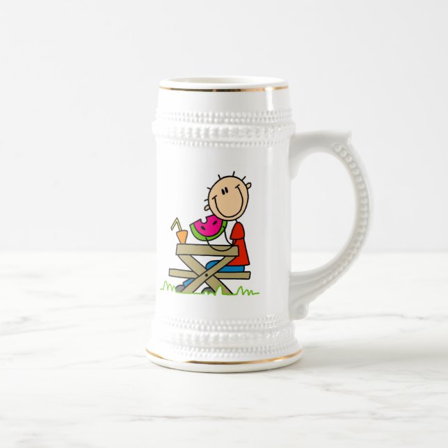 Caneca De Cerveja Comendo Melancia (Direita)