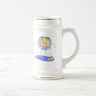 Caneca De Cerveja Computador que surfa a rede