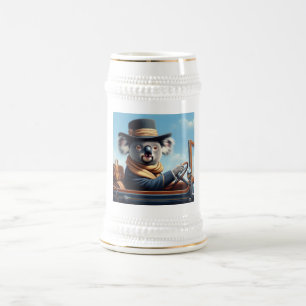 Caneca De Cerveja Condução De Koala