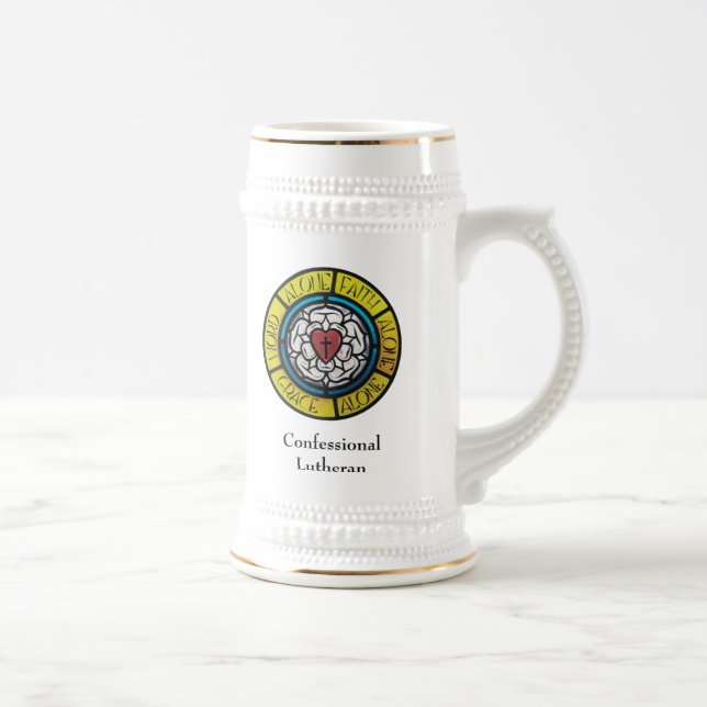 Caneca de cerveja confessional do Lutheran (Direita)