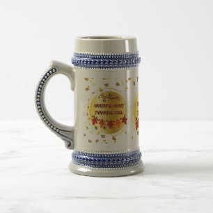 Caneca De Cerveja Coração Grato Alma Agradecida