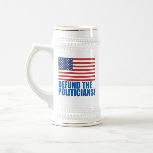 Caneca De Cerveja Corte o Financiamento dos Políticos