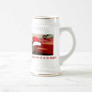 Caneca De Cerveja Corvette Vermelho Natal
