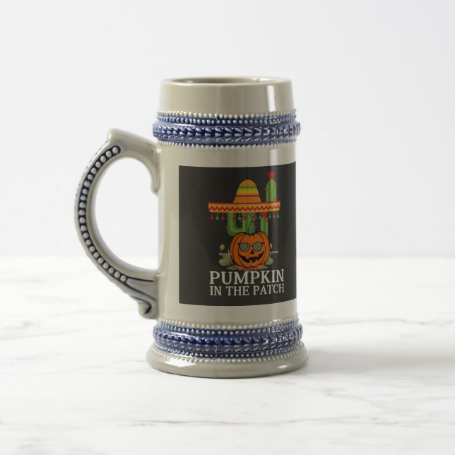 Caneca De Cerveja Cozy Pumpkin Patch Gráfico T-shirt (Esquerda)