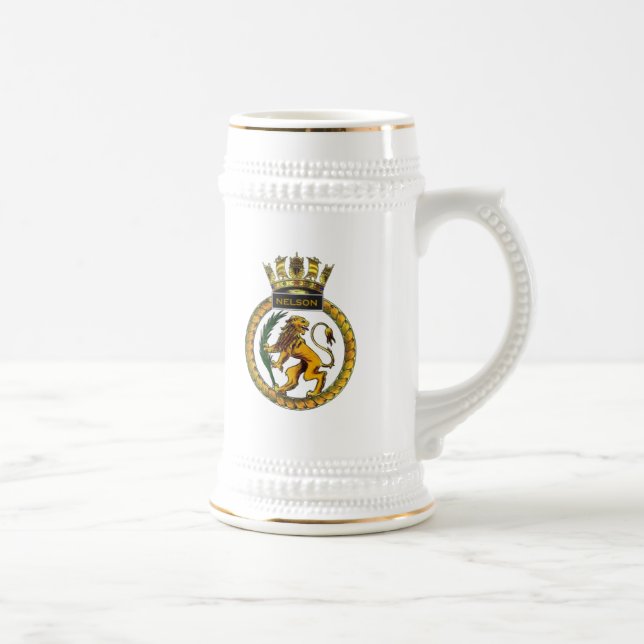 Caneca De Cerveja Crachá de HMS Nelson (Direita)