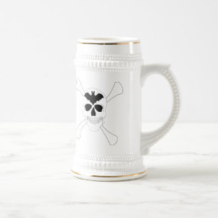 Caneca de cerveja Crânio E Crossbones