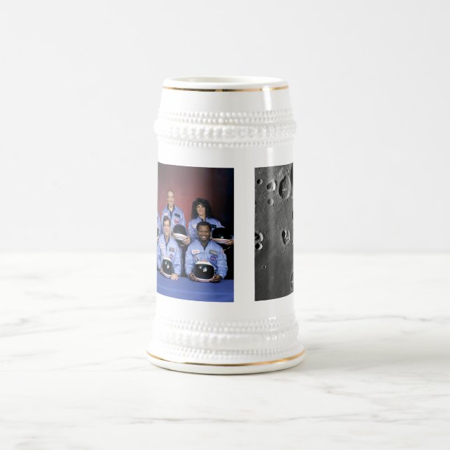 Caneca De Cerveja Crateras do Memorial da cratera de lua nomeadas (Centro)