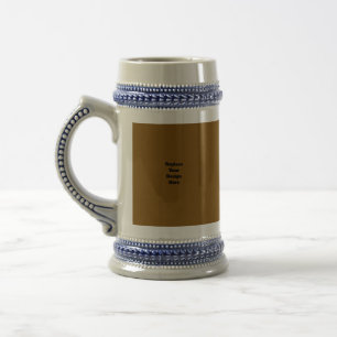 Caneca De Cerveja Crie seu próprio marrom