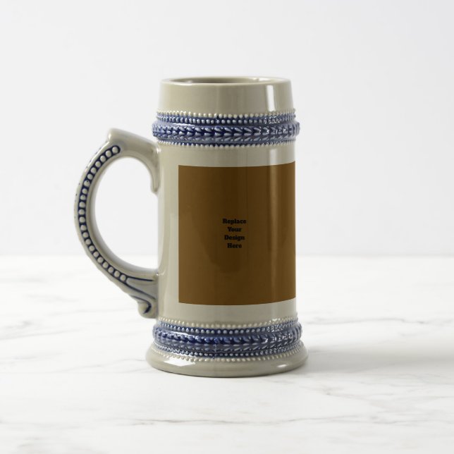Caneca De Cerveja Crie seu próprio marrom (Esquerda)