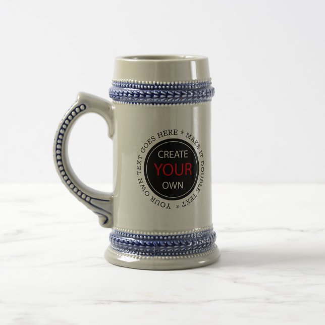 Caneca De Cerveja Crie seu próprio - Personalizado, com marca / Foto (Esquerda)