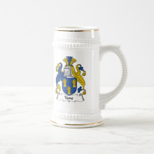 Caneca De Cerveja Crista da família da aleta