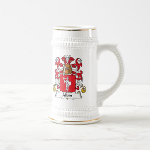 Caneca De Cerveja Crista da família de Albin