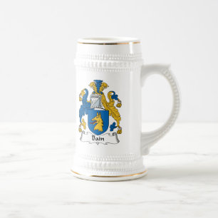 Caneca De Cerveja Crista da família de Bain
