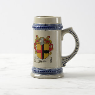 Caneca De Cerveja Crista da família de Brooke