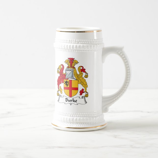 Caneca De Cerveja Crista da família de Burke (Direita)