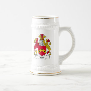 Caneca De Cerveja Crista da família de Carr