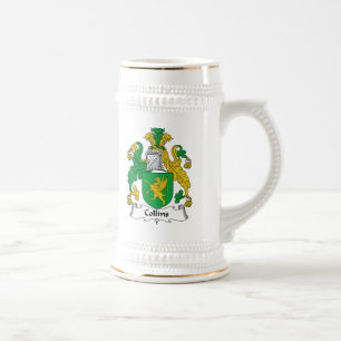 Caneca De Cerveja Crista da família de Collins