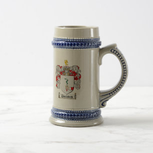 CANECA DE CERVEJA CRISTA DA FAMÍLIA DE DONOVAN - BRASÃO DE DONOVAN