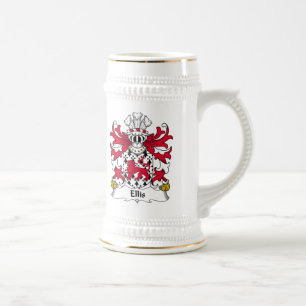Caneca De Cerveja Crista da família de Ellis