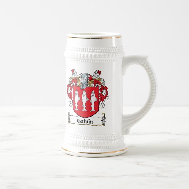 Caneca De Cerveja Crista da família de Galvin (Direita)