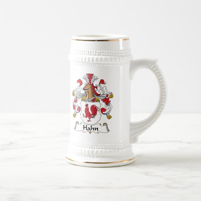 Caneca De Cerveja Crista da família de Hahn (Direita)