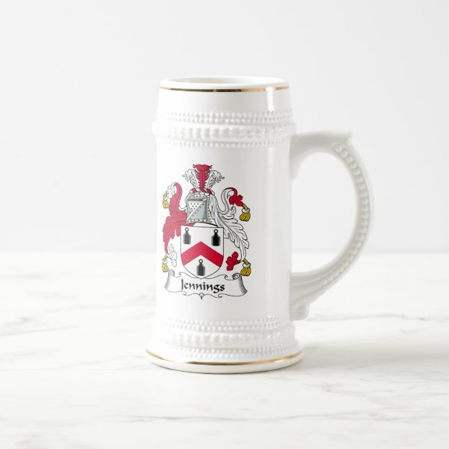 Caneca De Cerveja Crista da família de Jennings (Direita)