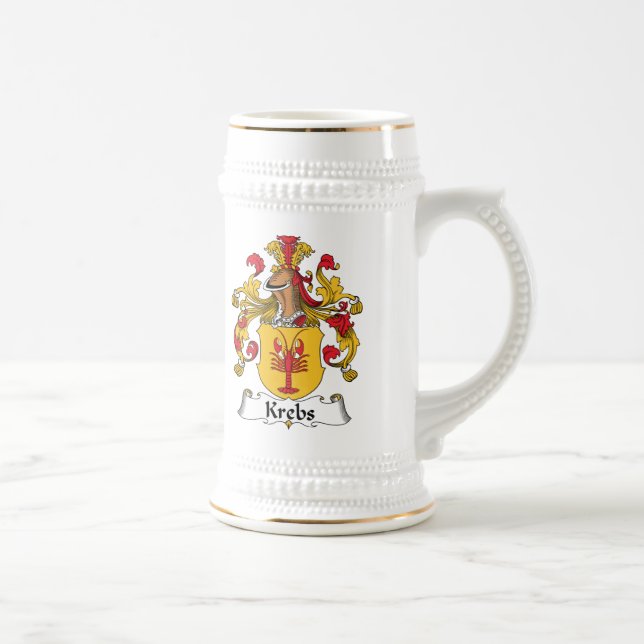 Caneca De Cerveja Crista da família de Krebs (Direita)