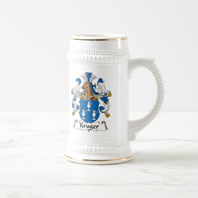 Caneca De Cerveja Crista da família de Kruger (Direita)
