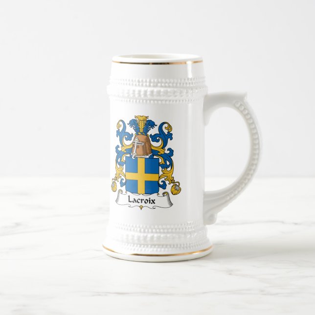 Caneca De Cerveja Crista da família de Lacroix (Direita)