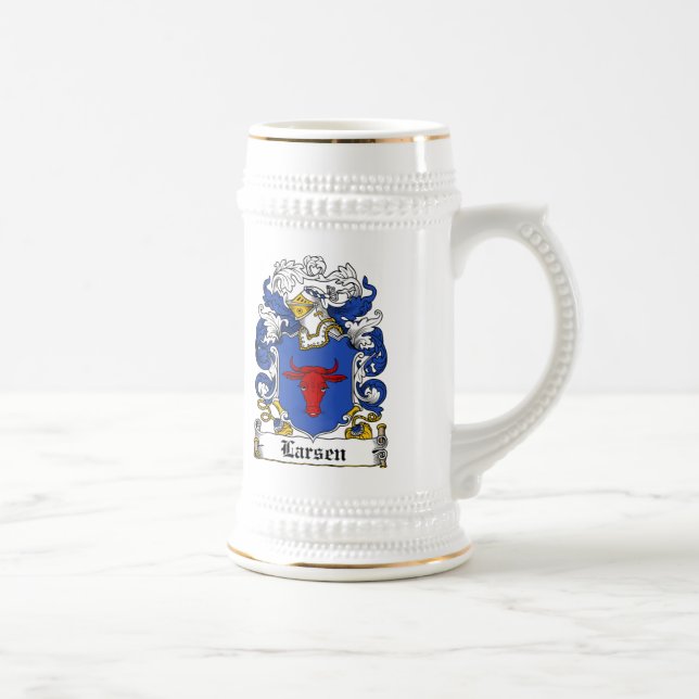 Caneca De Cerveja Crista da família de Larsen (Direita)