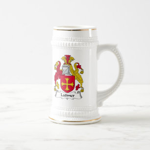 Caneca De Cerveja Crista da família de Latimer