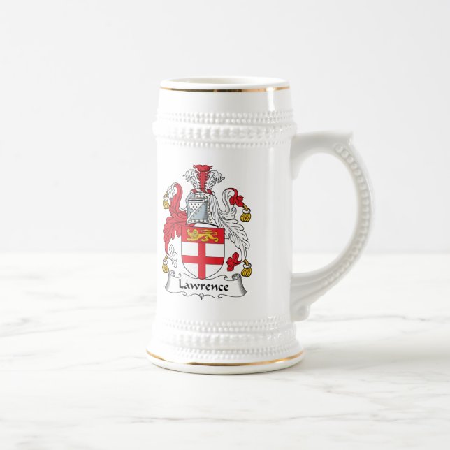 Caneca De Cerveja Crista da família de Lawrence (Direita)