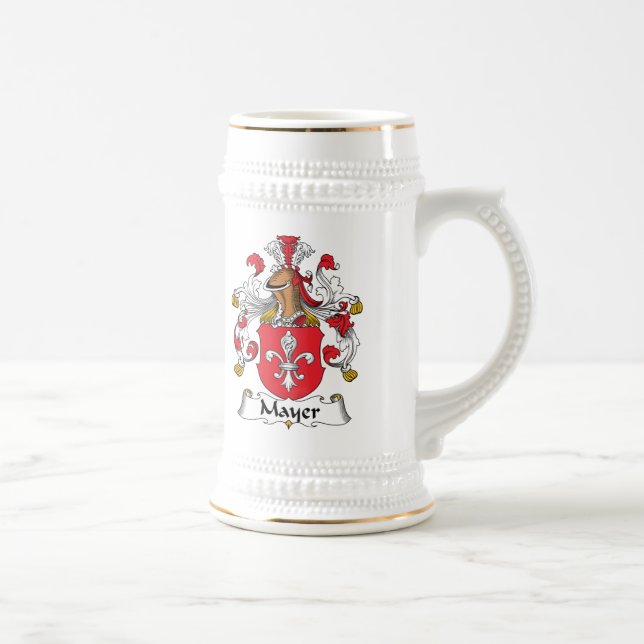 Caneca De Cerveja Crista da família de Mayer (Direita)
