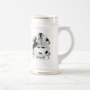 Caneca De Cerveja Crista da família de Metcalf