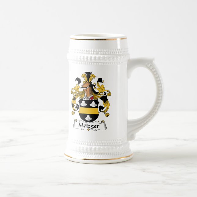 Caneca De Cerveja Crista da família de Metzger (Direita)