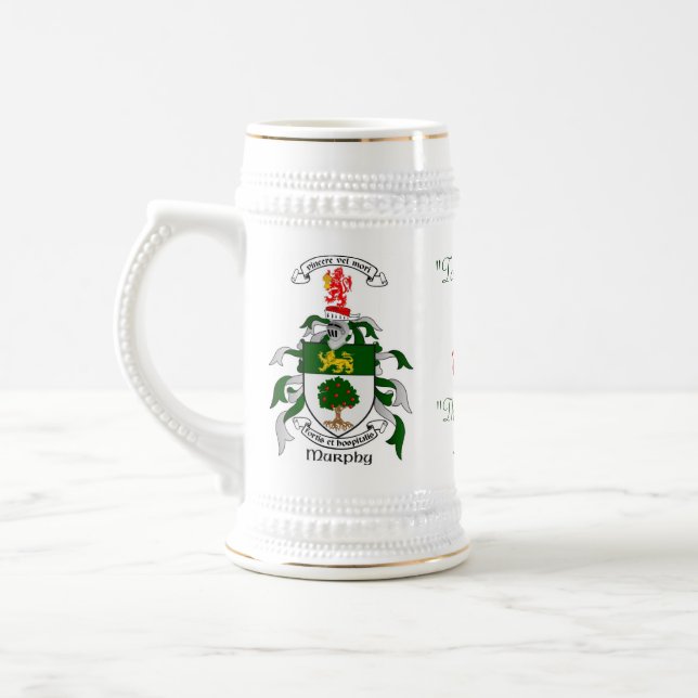 Caneca De Cerveja Crista da família de Murphy (Esquerda)