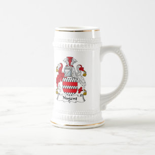 Caneca De Cerveja Crista da família de Nugent