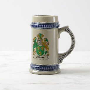 Caneca De Cerveja Crista da família de O'Horan