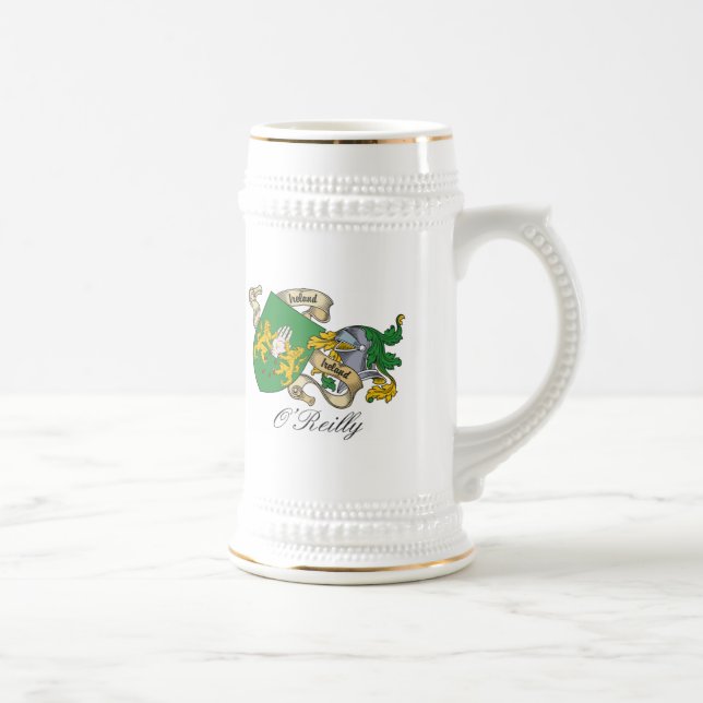 Caneca De Cerveja Crista da família de O'Reilly (Direita)