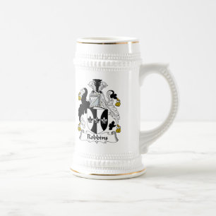 Caneca De Cerveja Crista da família de Robbins