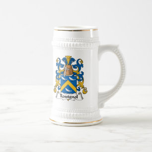 Caneca De Cerveja Crista da família de Rossignol