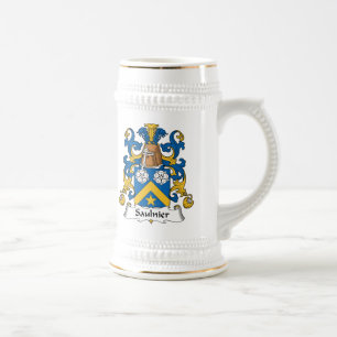 Caneca De Cerveja Crista da família de Saulnier