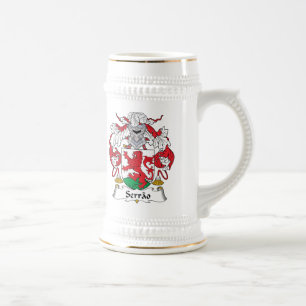 Caneca De Cerveja Crista da família de Serrao