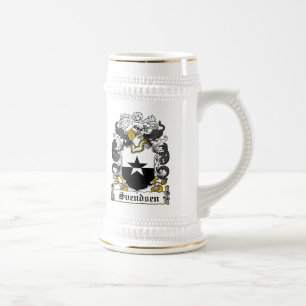 Caneca De Cerveja Crista da família de Svendsen