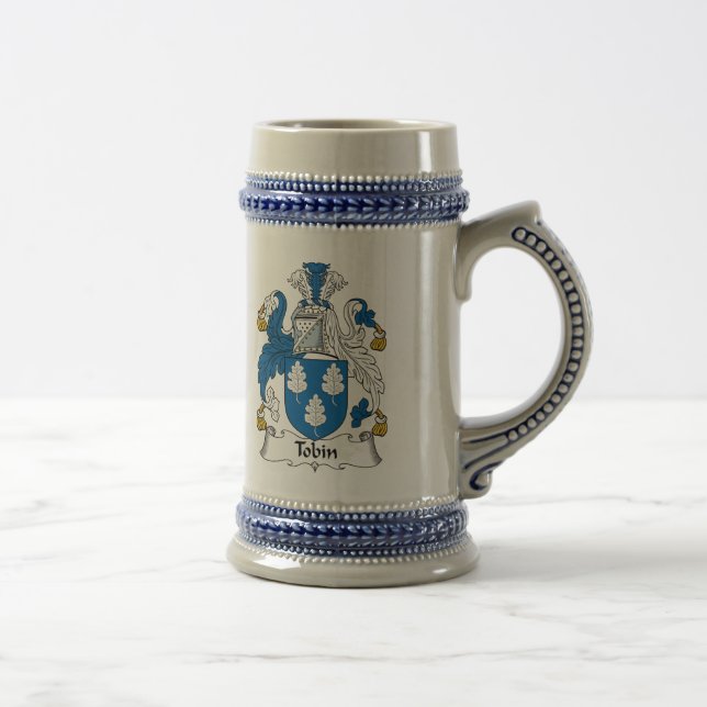 Caneca De Cerveja Crista da família de Tobin (Direita)