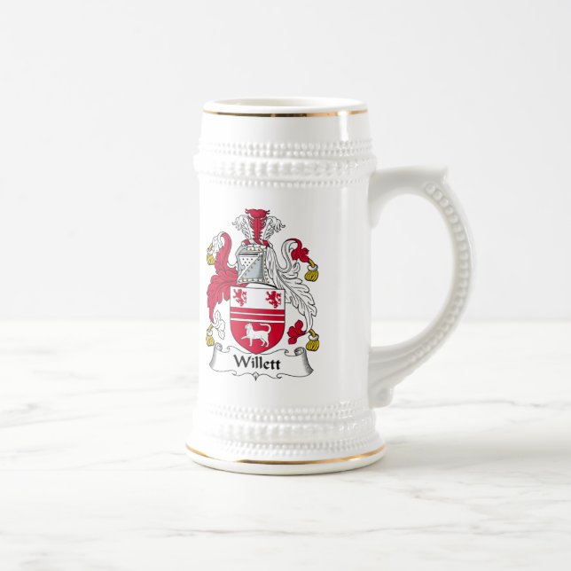 Caneca De Cerveja Crista da família de Willet (Direita)